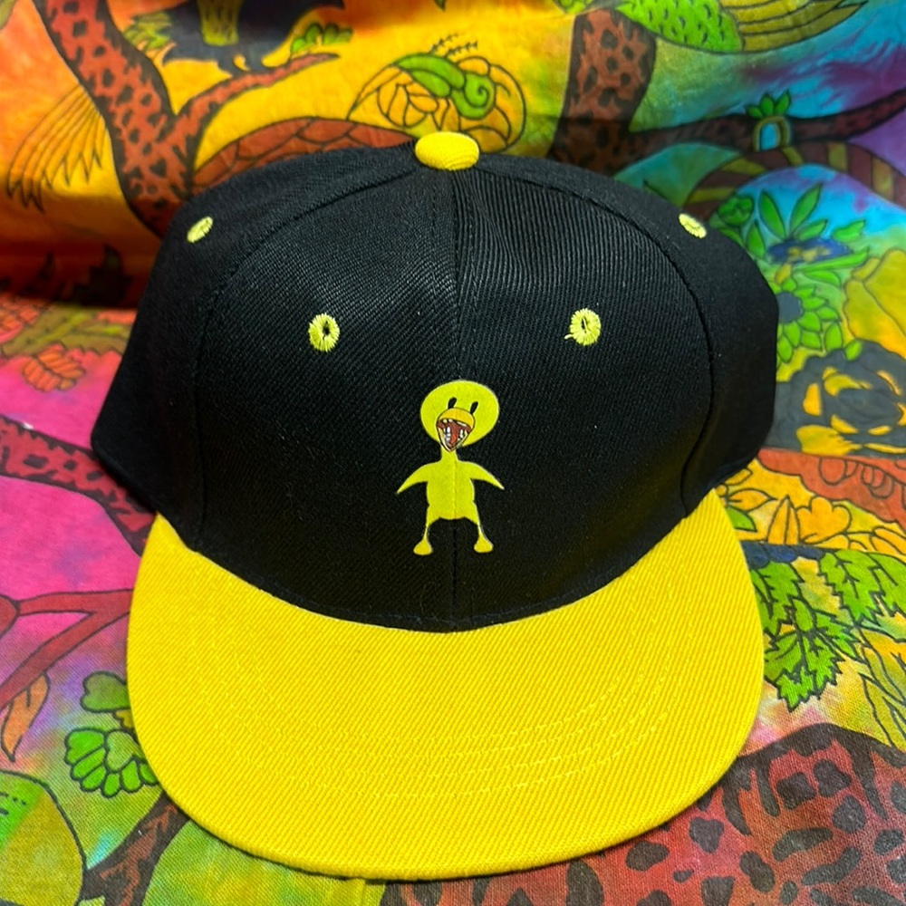 Kids hat yellow chicken